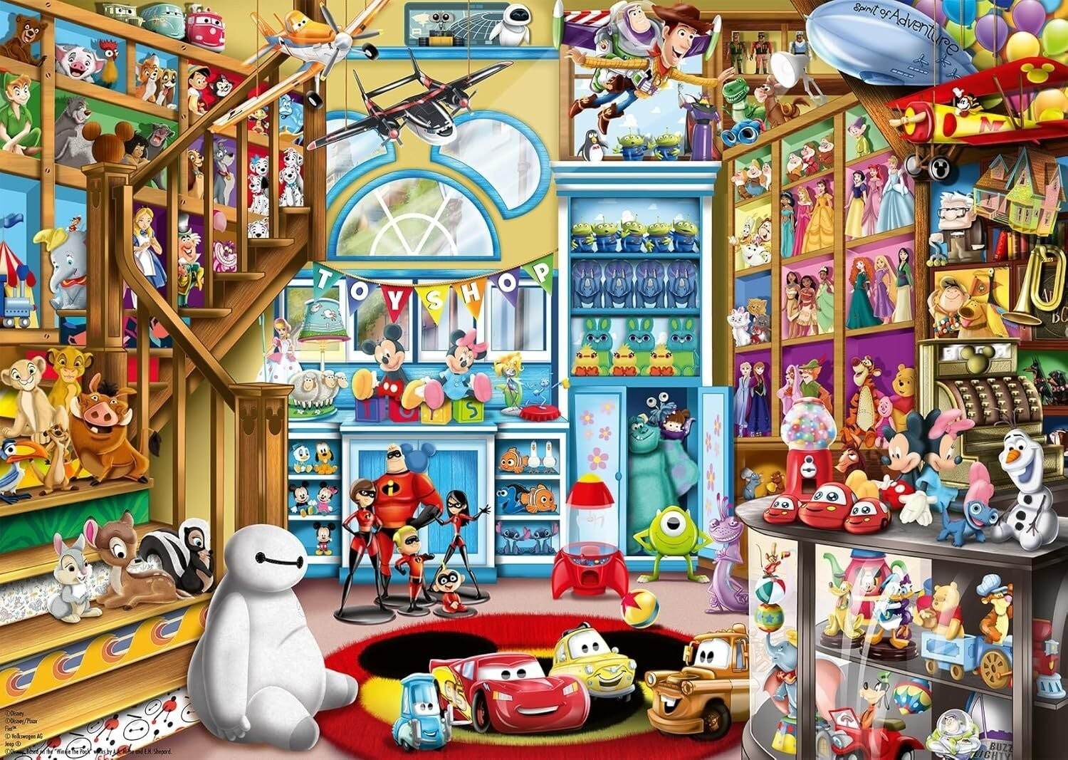 Ravensburger Disney Pixar Toy Store 1000 Piece Jigsaw Puzzle \