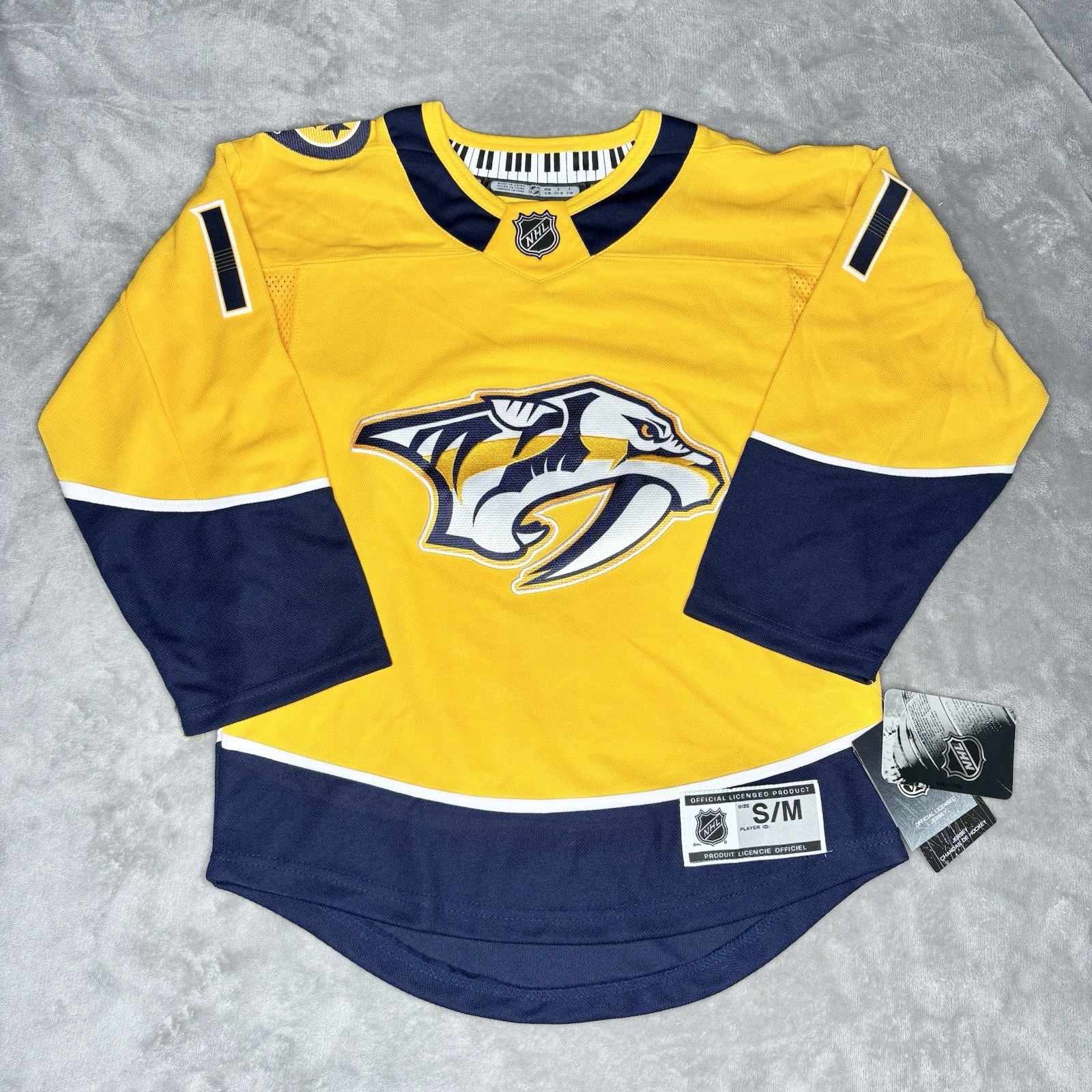 NHL Fanatics Kids Youth Nashville Predators Jersey S/M Gold 2017 Boyle NHL Fanatics Kids Youth Nashville Predators Jersey S/M Gold 2017 Boyle
