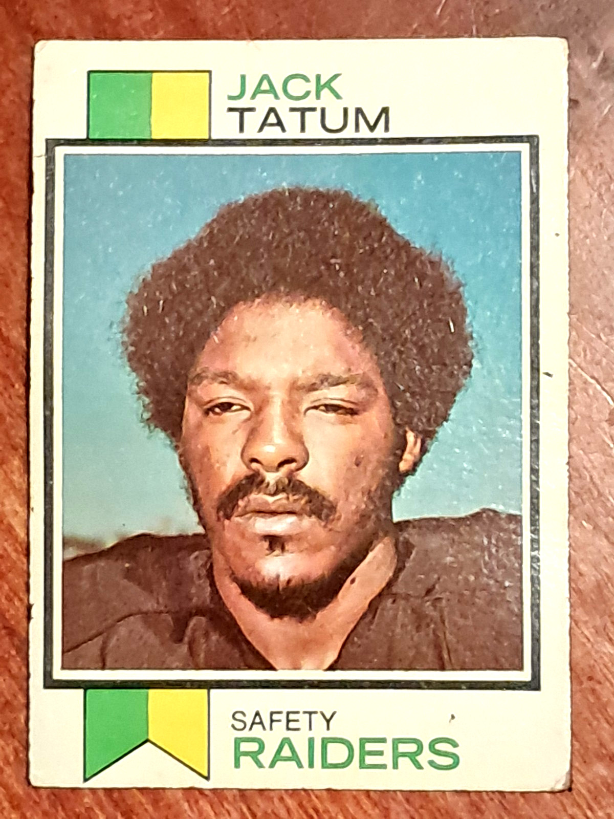 Jack Tatum 1973 Topps #288 RC Oakland Raiders Jack Tatum 1973 Topps #288 RC Oakland Raiders