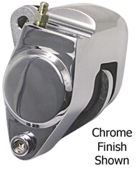 NEW OE STYLE CHROME FRONT BRAKE CALIPER FOR 1984-1999 HARLEY DAVIDSON