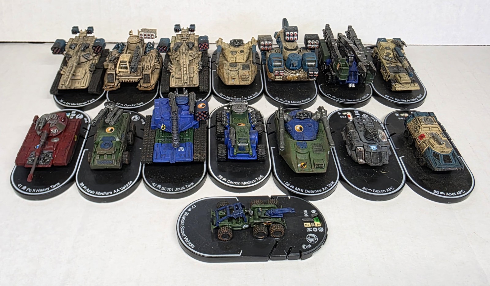 Mechwarrior (2002-2006) Wizkids - Lot Of 15 Vehicles Mechwarrior (2002-2006) Wizkids - Lot Of 15 Vehicles