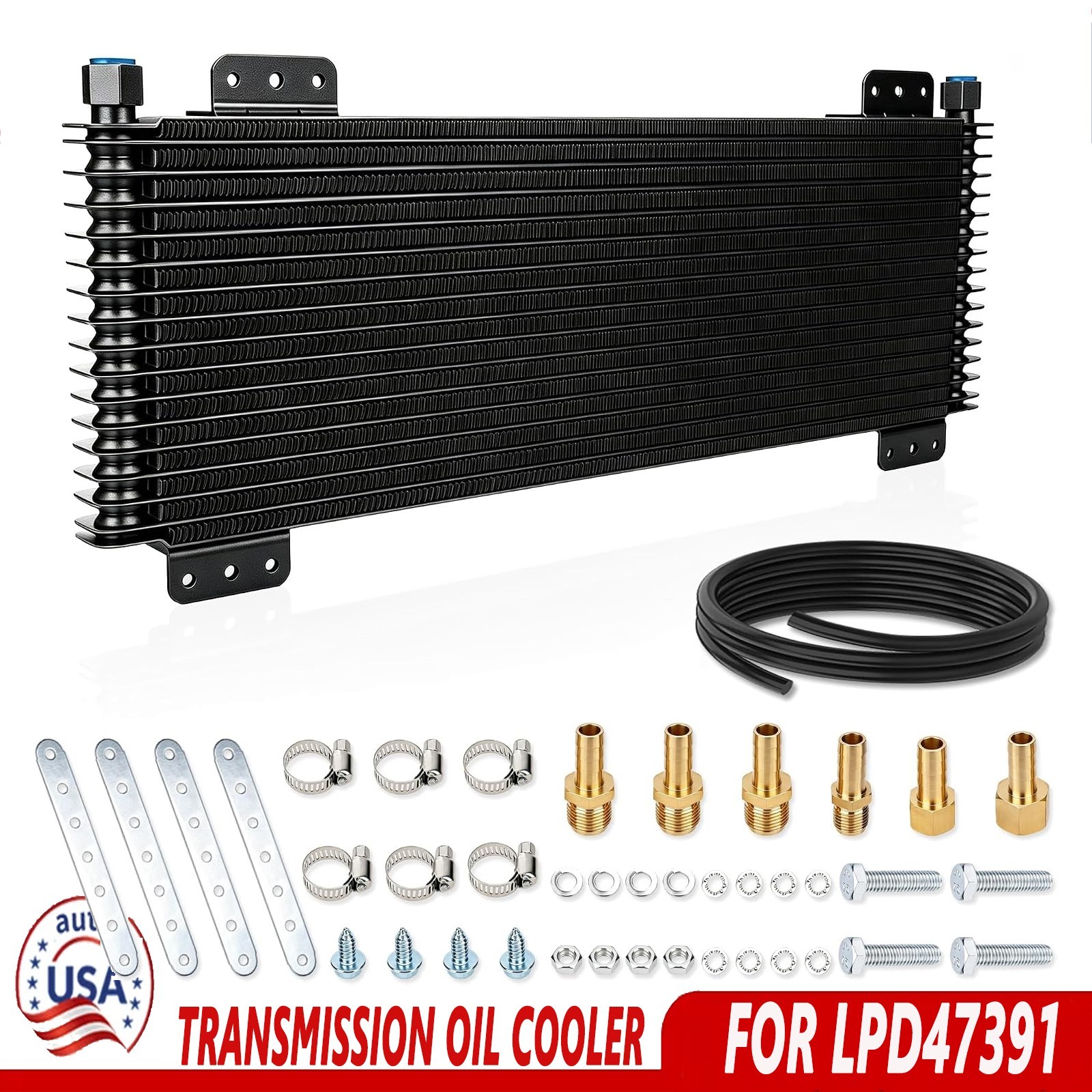 LPD47391 40K Transmission Cooler Transmission Oil Cooler GVW Max 40,000 Black LPD47391 40K Transmission Cooler Transmission Oil Cooler GVW Max 40,000 Black