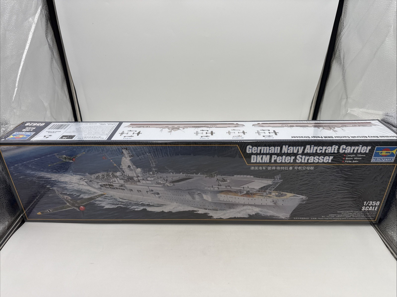 Trumpeter 1/350 05628 German Navy Aircraft Carrier Peter Strasser DKM SEALED Trumpeter 1/350 05628 German Navy Aircraft Carrier Peter Strasser DKM SEALED