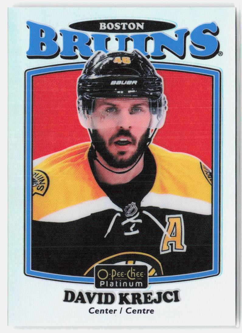 2016-17 O-Pee-Chee Platinum #R-8 David Krejci Retro-Rainbow 2016-17 O-Pee-Chee Platinum #R-8 David Krejci Retro-Rainbow