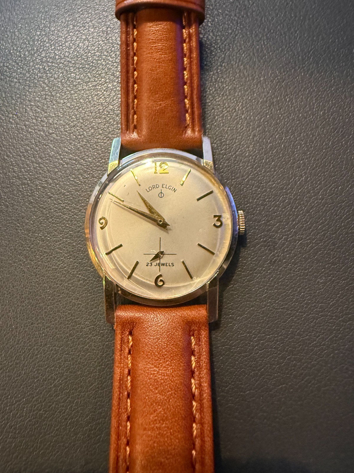 Vintage Lord Elgin 23 Jewel Cal 770 Watch 10K Gold Filled