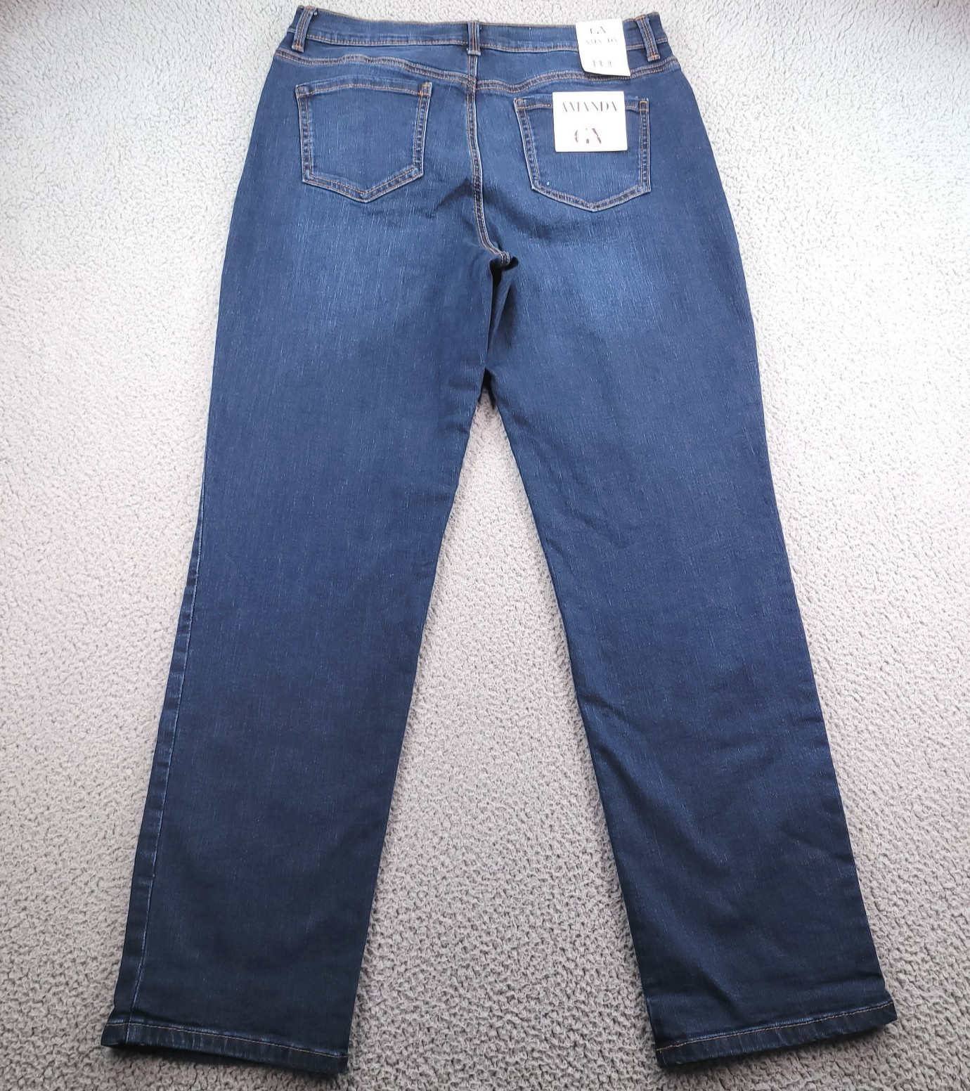 GLORIA VANDERBILT Jeans Womens Size 12 Amanda Tapered Leg Classic Rise Denim NEW