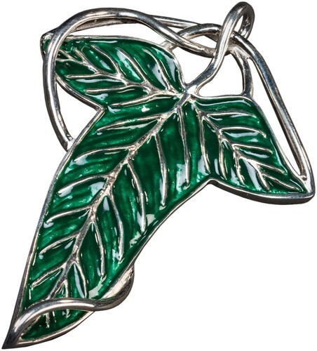 WETA Workshop - The Lord of the Rings Trilogy - Elven Leaf Brooch & Chain [New T