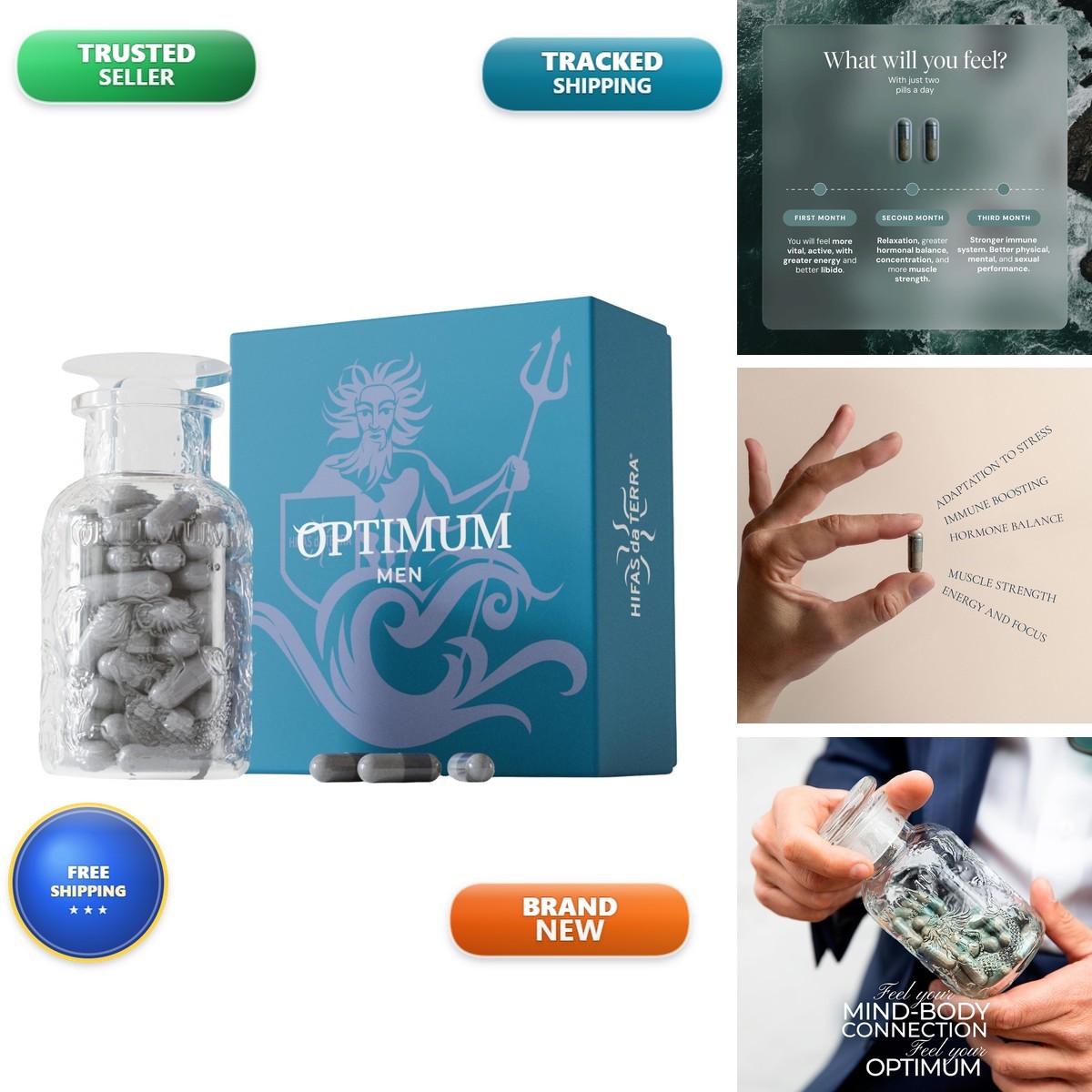 HIFAS DA TERRA Optimum Welcome Pack for Men Mushroom Complex Cordyceps Lions HIFAS DA TERRA Optimum Welcome Pack for Men Mushroom Complex Cordyceps Lions