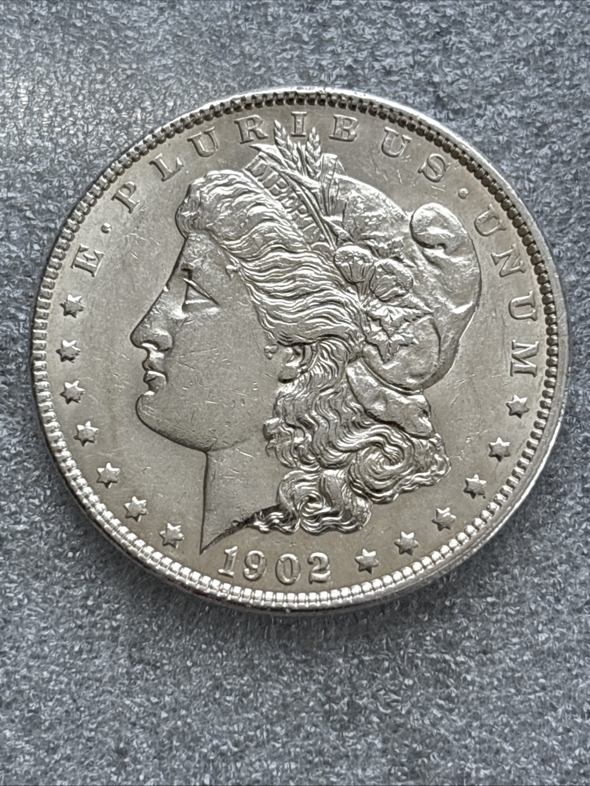 1902-P Morgan Silver Dollar #47. Tested For Authenticity. 1902-P Morgan Silver Dollar #47. Tested For Authenticity.