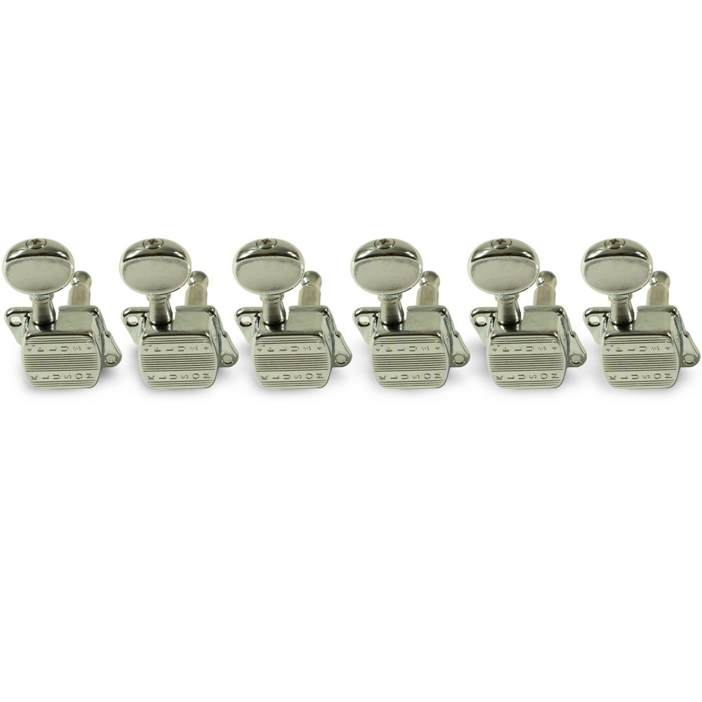 NEW Kluson Plus Series 6 In Line Tuning Machines - CHROME, KPLUS-6B-C