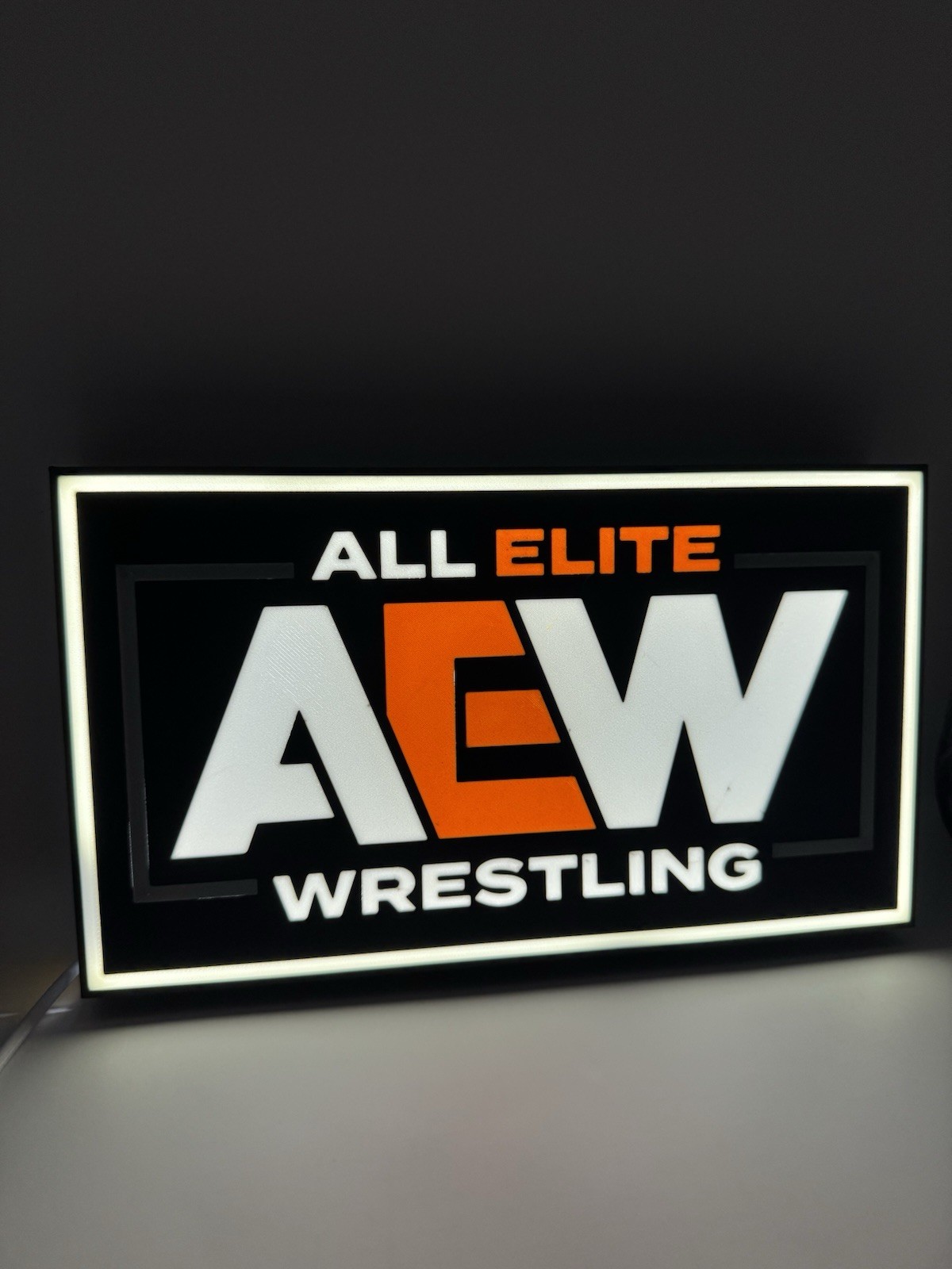 AEW All Elite Wrestling - Light Up LED Sign
