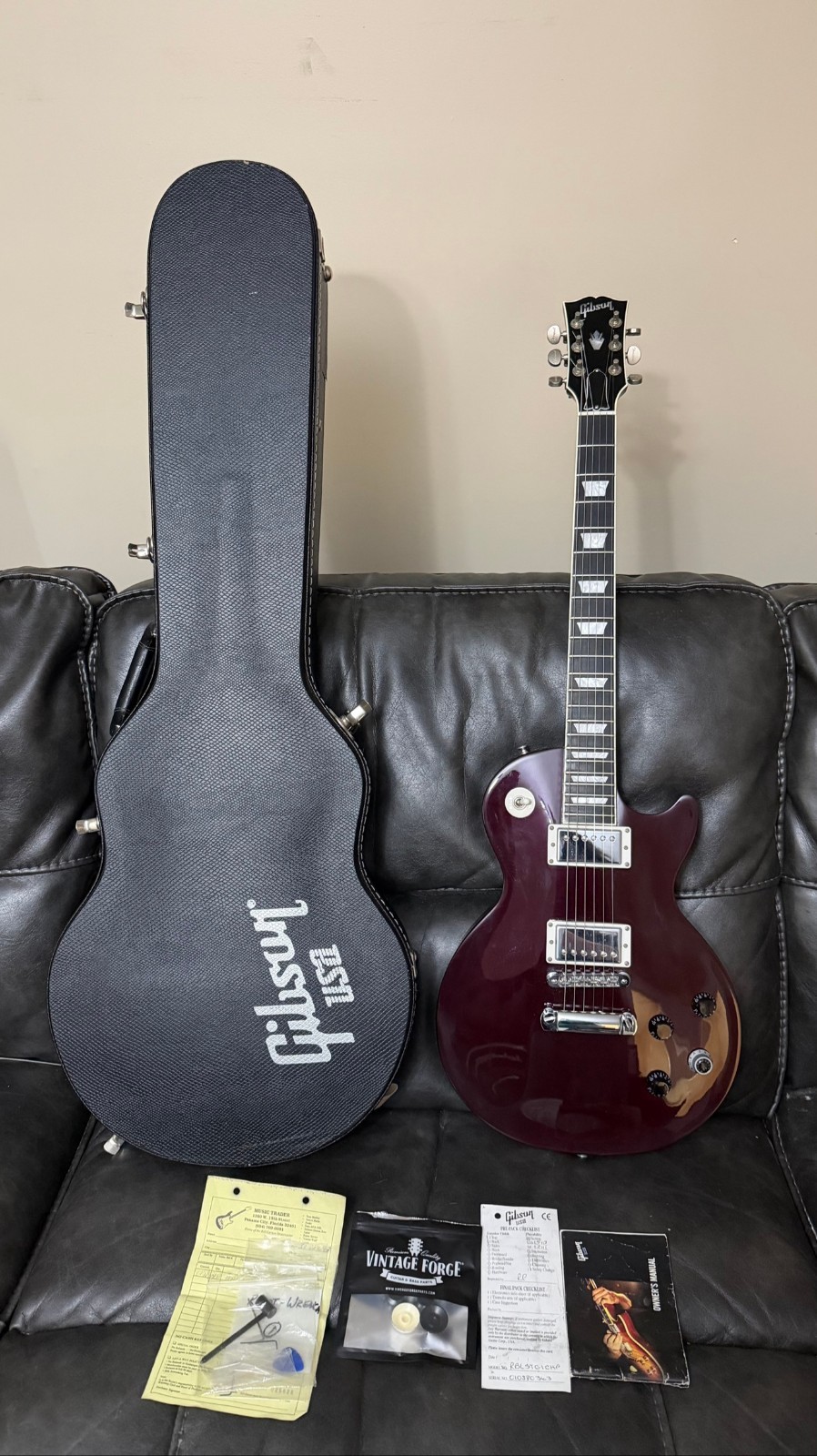 2008 Gibson Les Paul Studio Robot Purple Metallic Electric Guitar