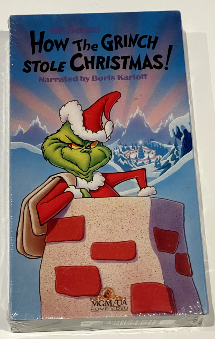 VINTAGE HOW THE GRINCH STOLE CHRISTMAS DR. SUESS BORIS KARLOFF VHS TAPE VINTAGE HOW THE GRINCH STOLE CHRISTMAS DR. SUESS BORIS KARLOFF VHS TAPE