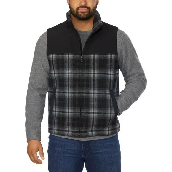 Pendleton Wool Blend Men’s Vest Full Zip - Large, New Pendleton Wool Blend Men’s Vest Full Zip - Large, New