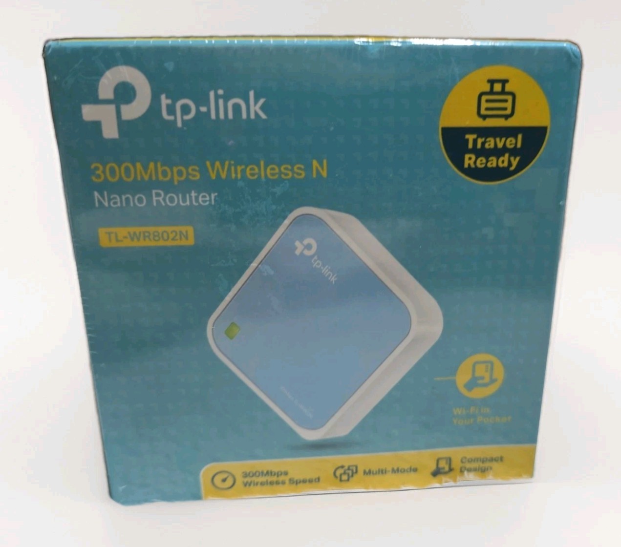 NEW Sealed TP-Link N300 Wireless Portable Nano Travel Router TL WR802N NEW NEW Sealed TP-Link N300 Wireless Portable Nano Travel Router TL WR802N NEW