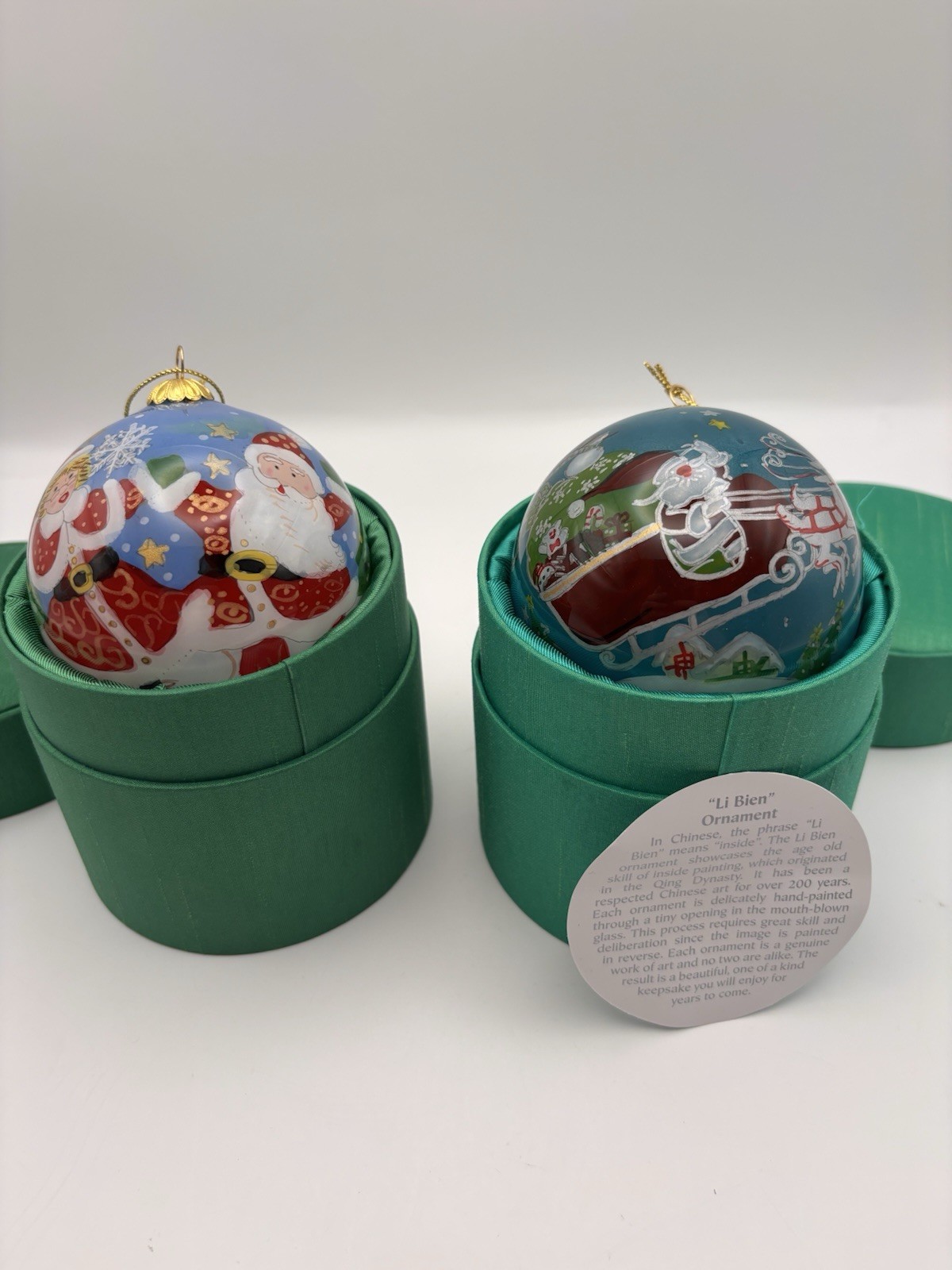 Pier 1 Set Of Christmas Ornaments North Pole Santa And Mrs. Clause 2010, 2012 Pier 1 Set Of Christmas Ornaments North Pole Santa And Mrs. Clause 2010, 2012