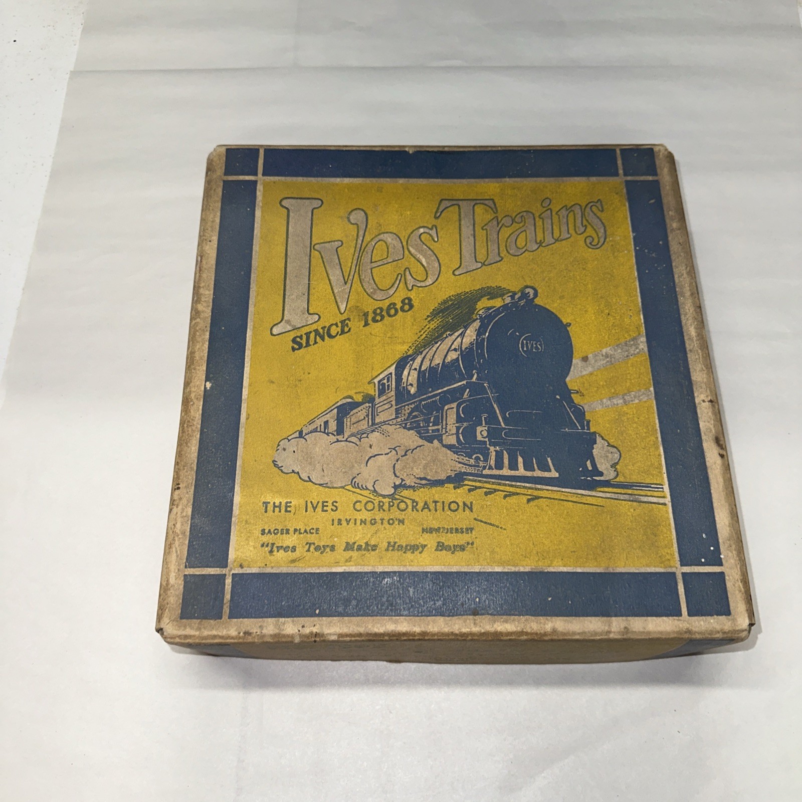 Lionel Ives Prewar O Gauge Mechanical Freight Train Set Box Only 1595 Transition Lionel Ives Prewar O Gauge Mechanical Freight Train Set Box Only 1595 Transition
