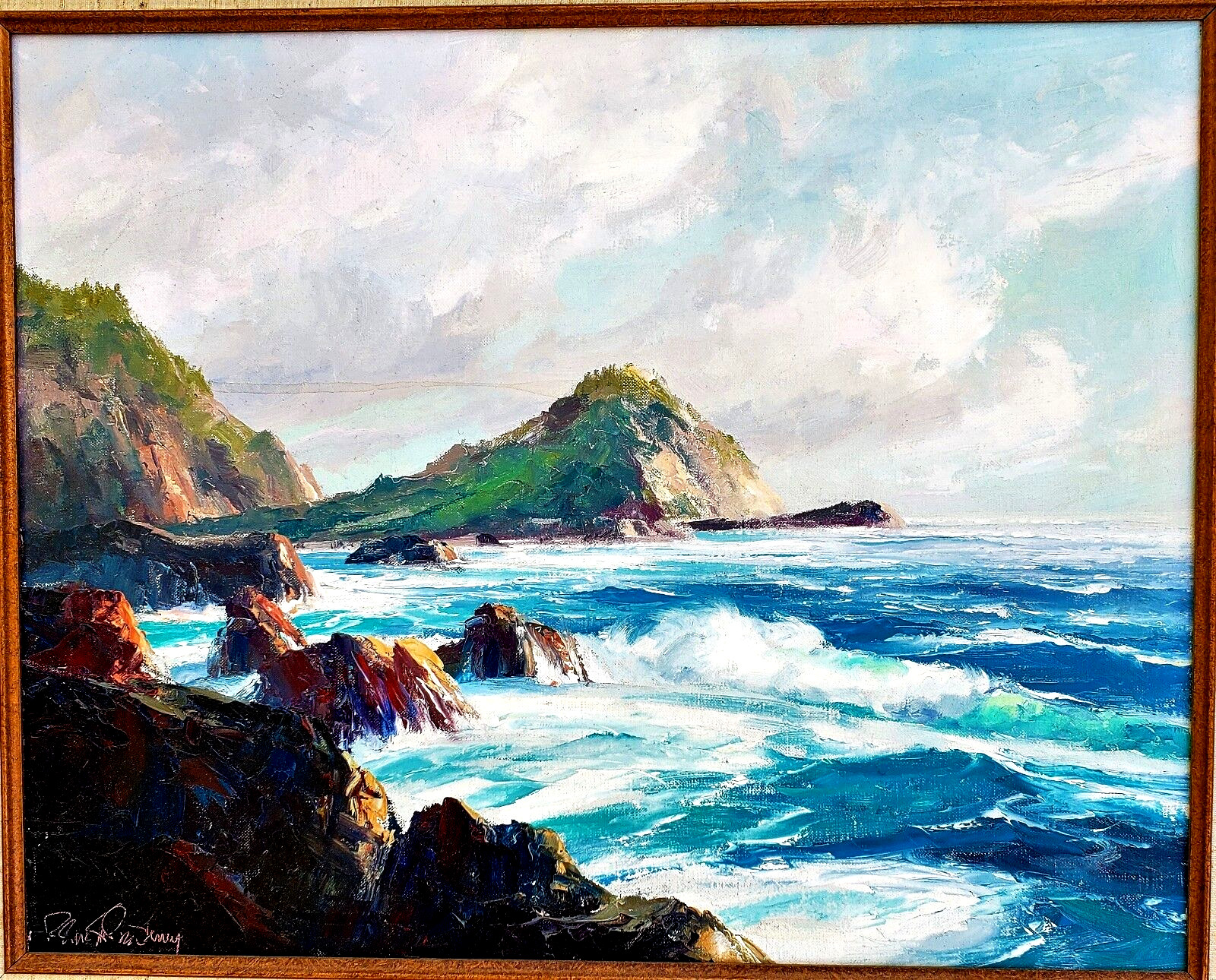 BENNETT BRADBURY (1914-1991) Rare Vintage MCM CALIFORNIA PLEIN AIR OIL Modernism BENNETT BRADBURY (1914-1991) Rare Vintage MCM CALIFORNIA PLEIN AIR OIL Modernism