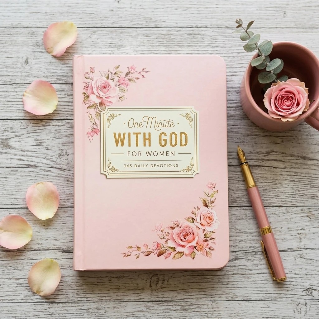 One Minute With God for Women: 2026 Women's Daily Devotional & Prayer Journal -.