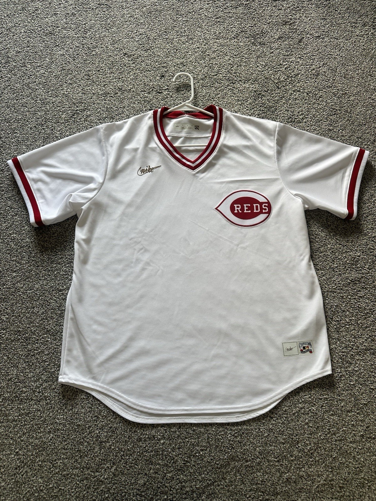 Nike Cooperstown Cinncinati Reds Jersey Mens XL New Without Tags