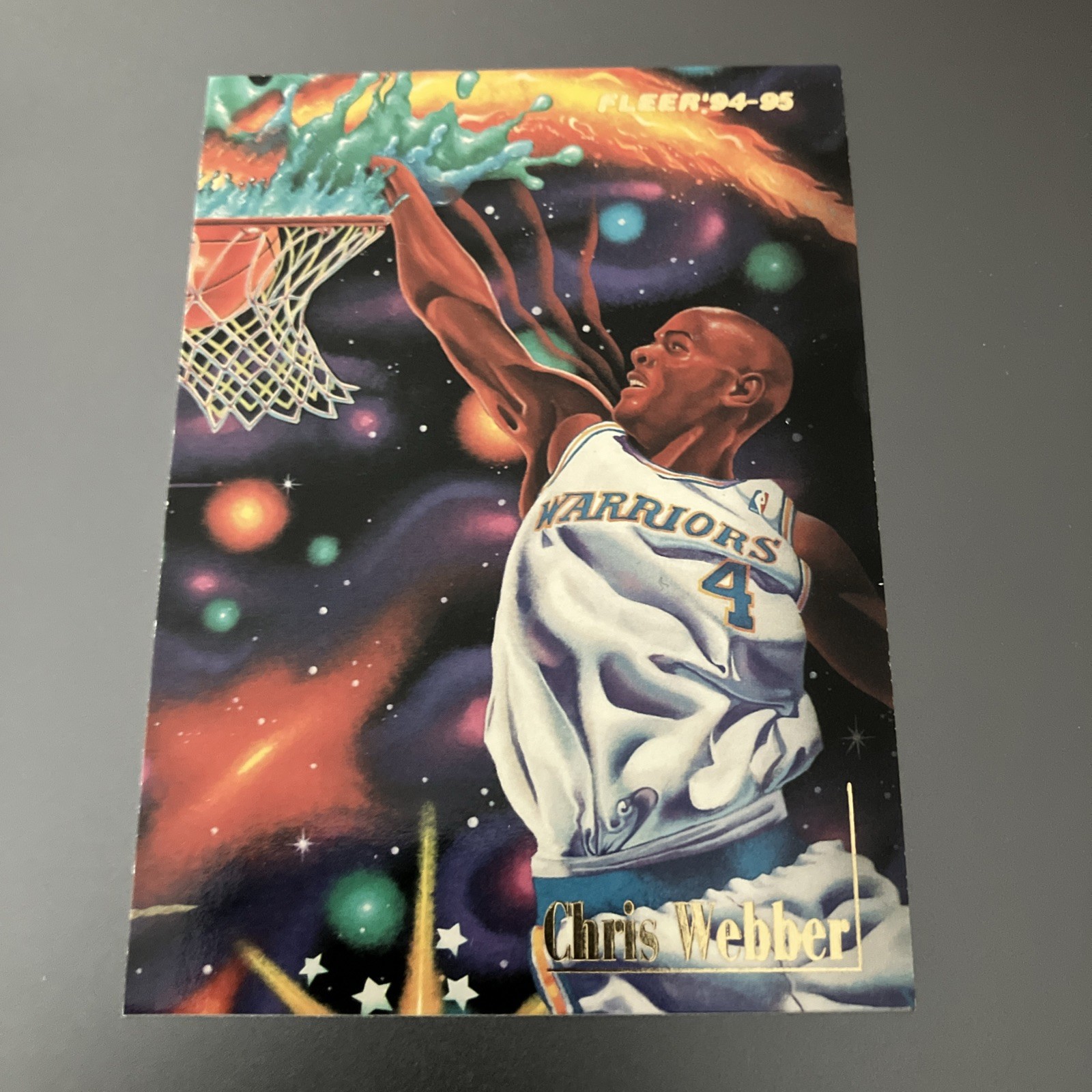 Chris Webber Insert 1994-95 Fleer Provision #5 of 9 Chris Webber Insert 1994-95 Fleer Provision #5 of 9