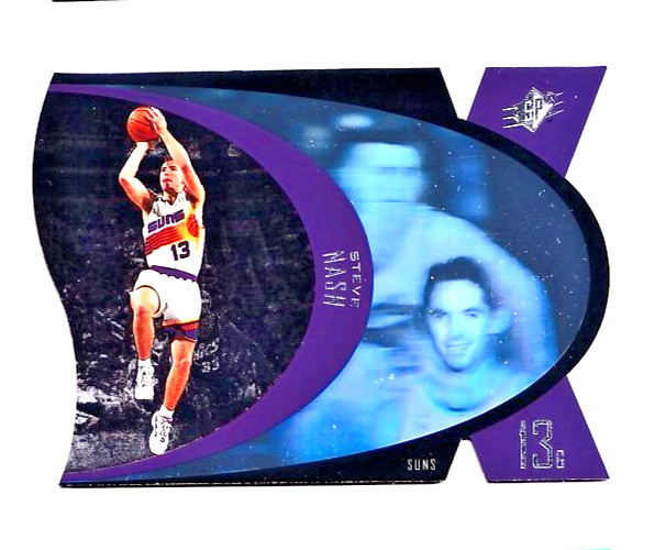 Steve Nash 1997 UD SPX HOLOGRAM DIE CUT #spx38 Suns NM-MT Steve Nash 1997 UD SPX HOLOGRAM DIE CUT #spx38 Suns NM-MT