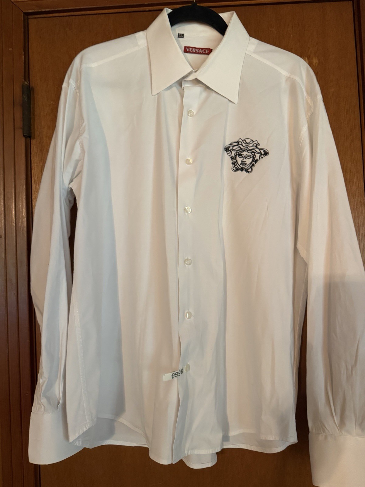 Versace Jeans Couture Mens Vintage 90’s Medusa White Shirt Italy Versace Jeans Couture Mens Vintage 90’s Medusa White Shirt Italy