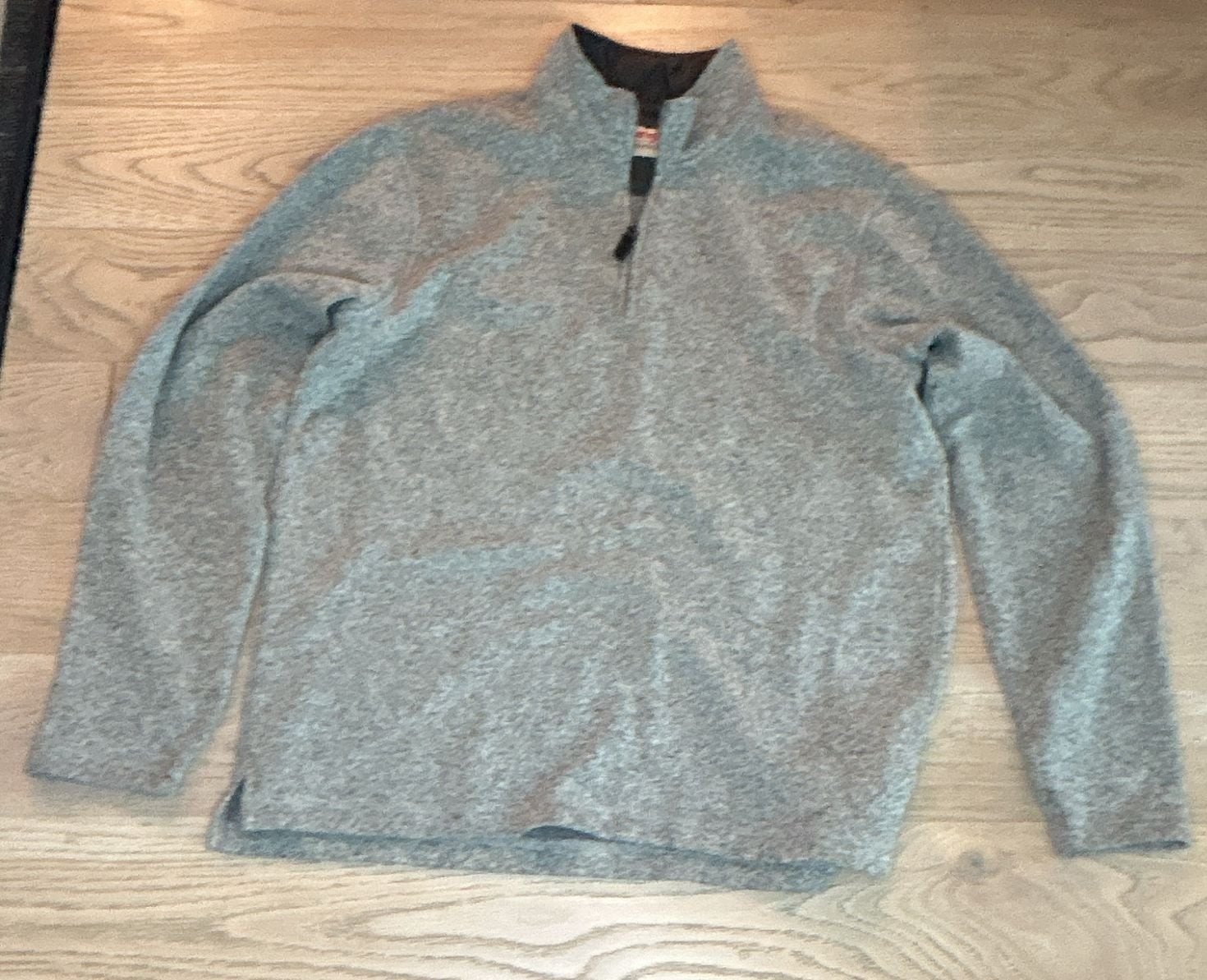 Wrangler Authentics 1/4 Zip Pullover Fleece Size M Gray Wrangler Authentics 1/4 Zip Pullover Fleece Size M Gray