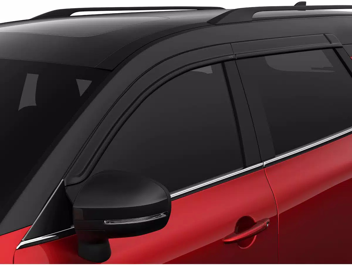Husky Low-Profile Ventvisor Fits 2022-2025 Jeep Wagoneer Outside Mount 4pc Smoke