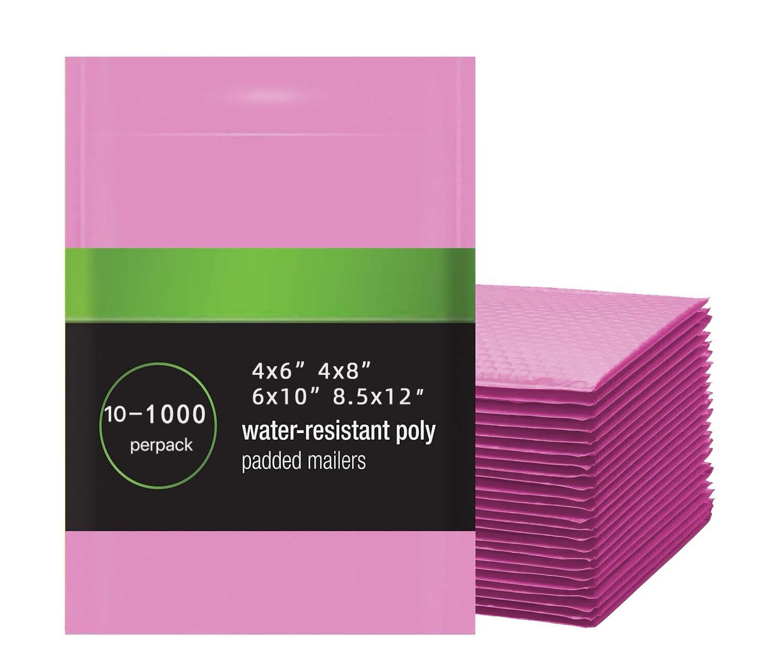10-1000 Pcs Color Poly Bubble Mailers Shipping Mailing Padded Bags Envelopes