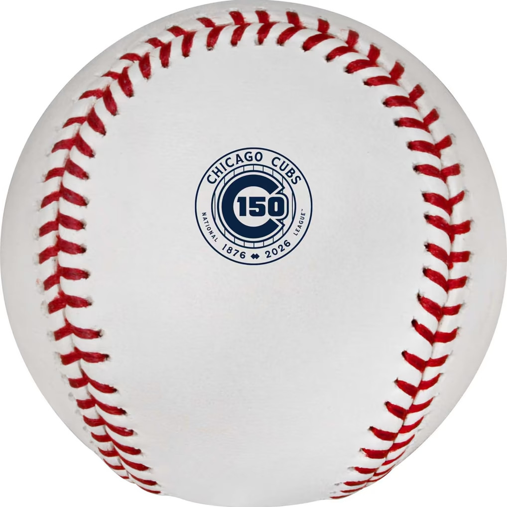 SALE- Chicago Cubs Rawlings 150th Season On-Field Official Baseball SALE- Chicago Cubs Rawlings 150th Season On-Field Official Baseball