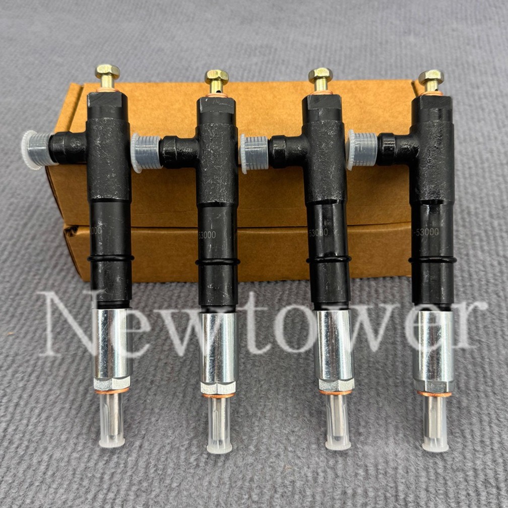 New 4X Fuel Injectors 1J550-53000 for Kubota V3800 V3800DI-T SVL90 M8540 M9540