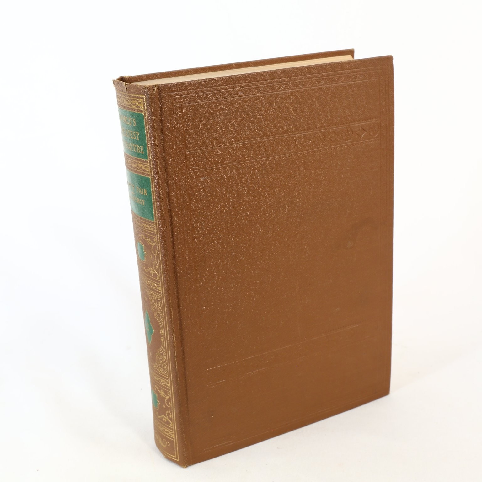 Vanity Fair William Makepeace Thackeray World\'s Greatest Literature Spencer 1936