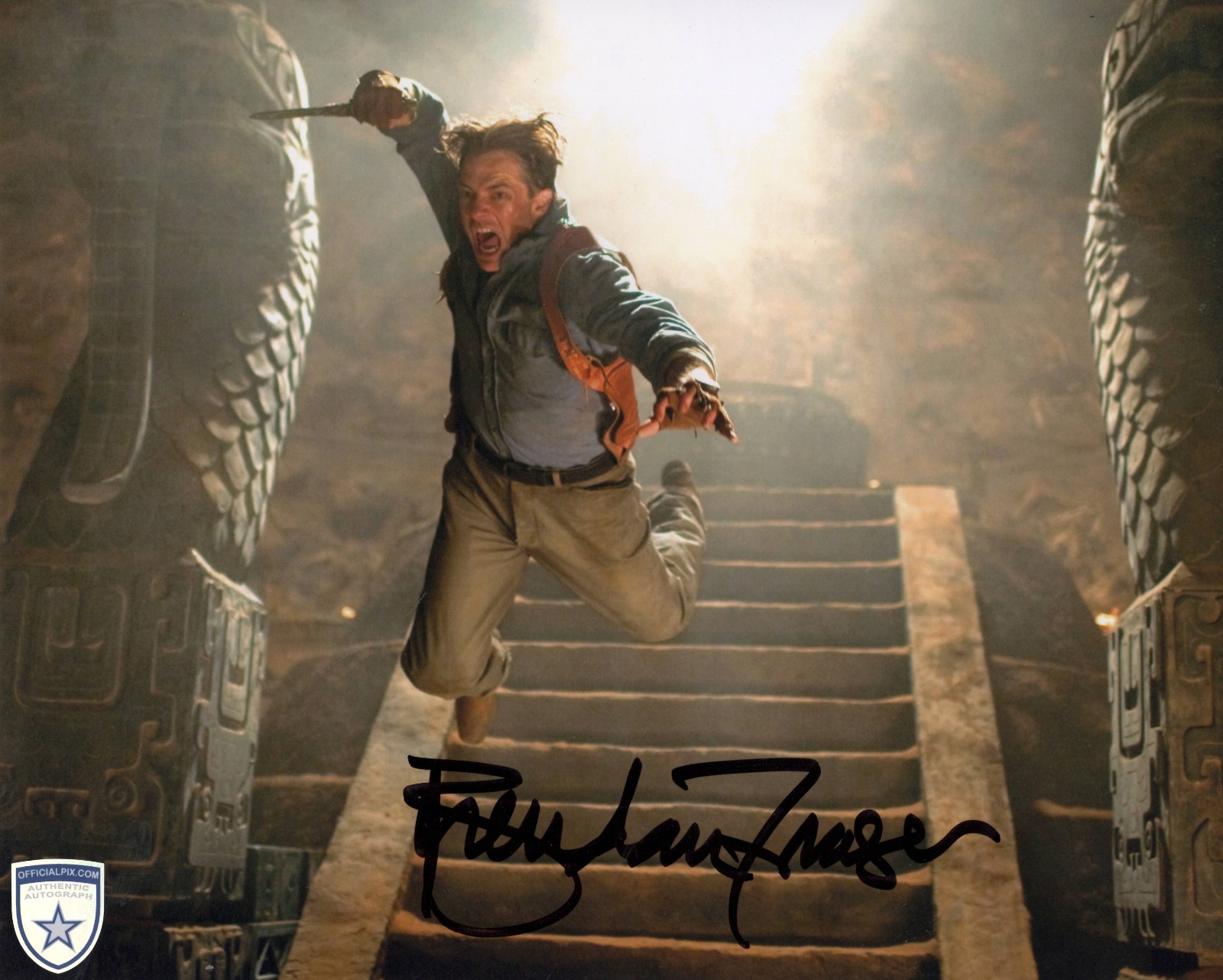 Signed Brendan Fraser The Mummy Richard 