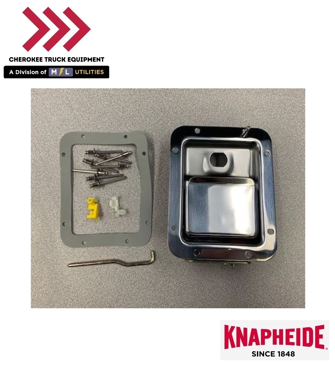 Knapheide 21107610, Stainless Steel Rotary Latch Kit