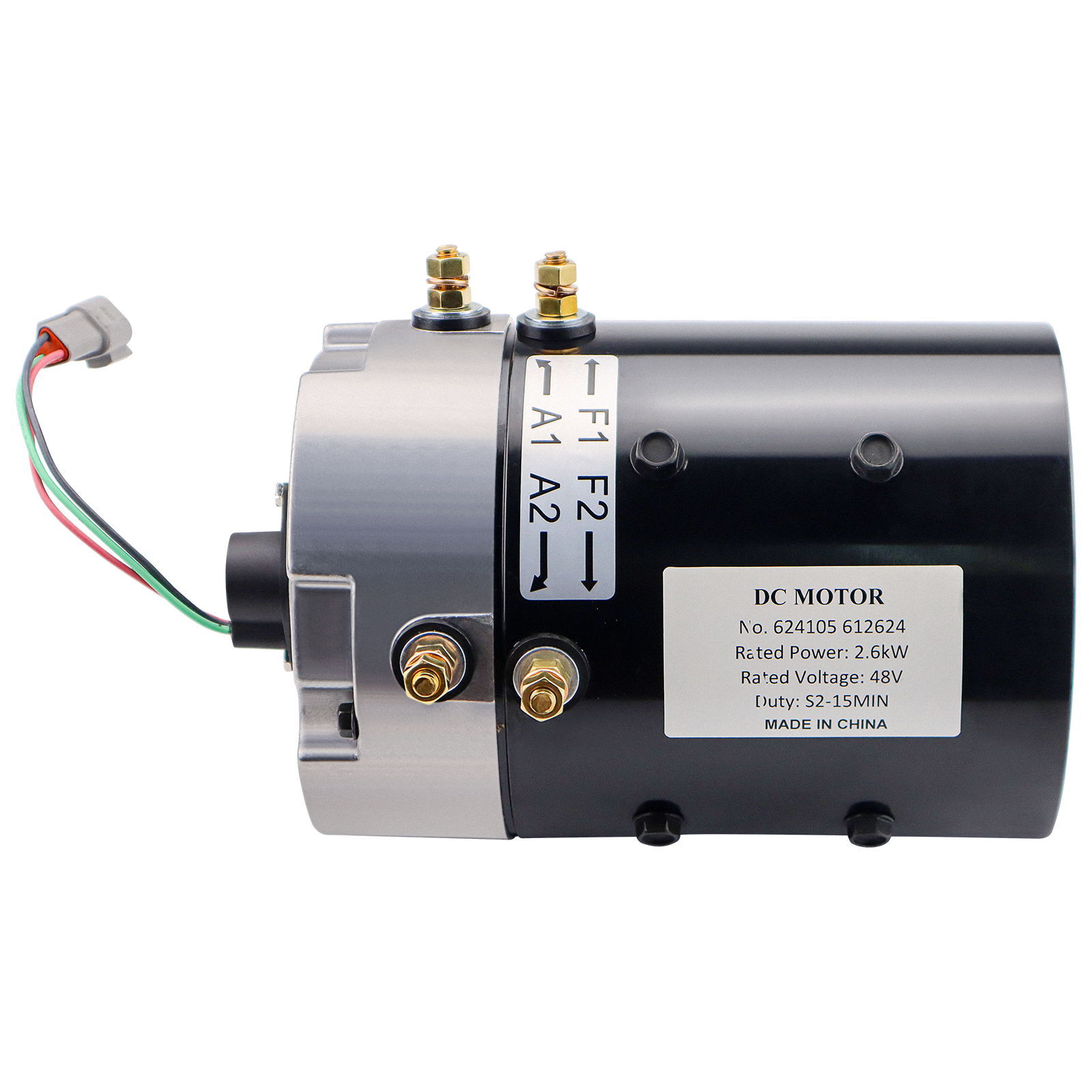 For 10L0L Golf Cart Motor 48V 612624 624105 DL9-4006 - EZGO TXT Freedom 2010-Up For 10L0L Golf Cart Motor 48V 612624 624105 DL9-4006 - EZGO TXT Freedom 2010-Up