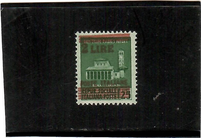 RSI-LIEUTENANCY-1944-THE VERY RARE N° 525/A NEW - -MNH**FULL RUBBER