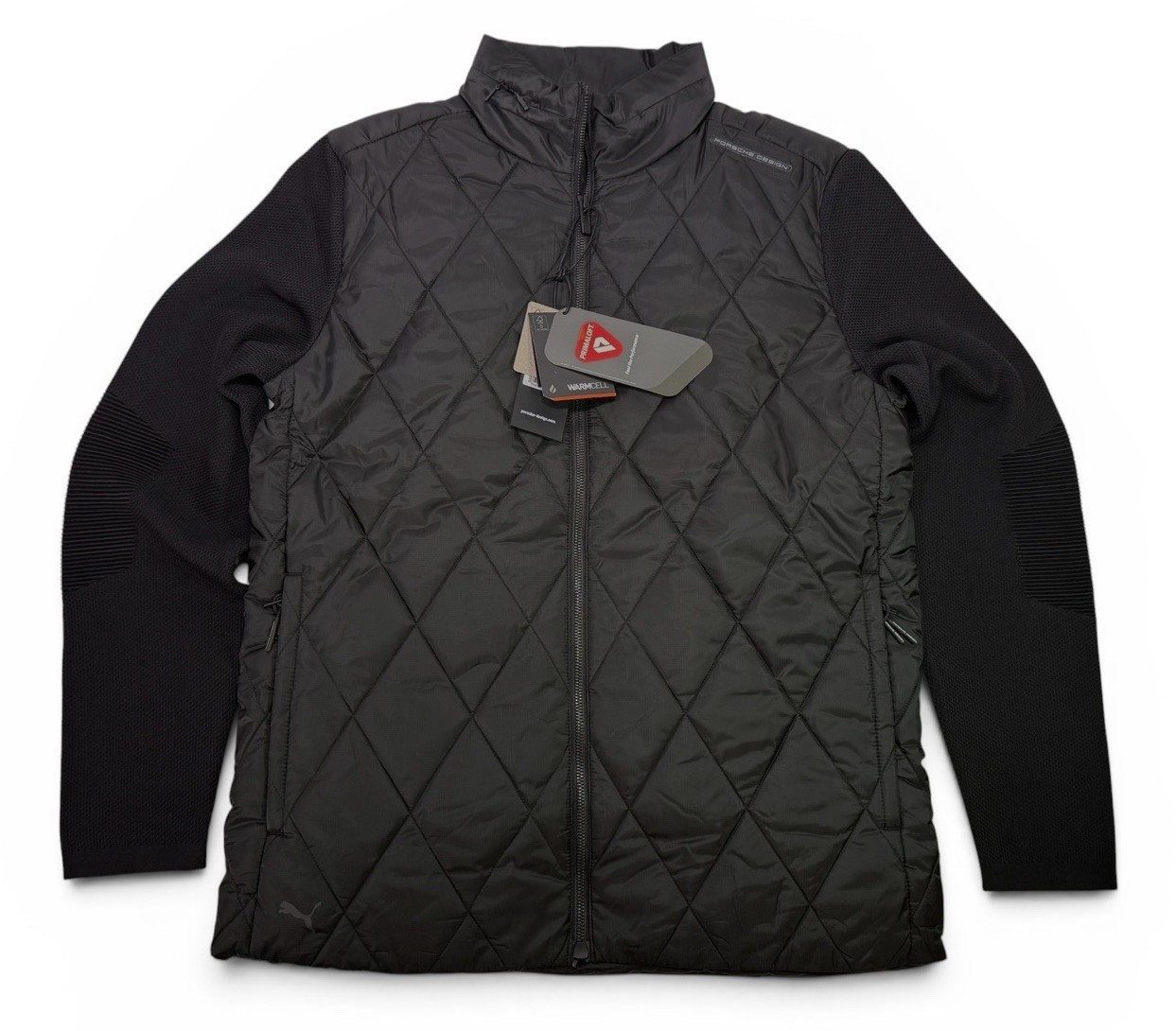 PUMA Porsche Design Hybrid Cardigan Jacket Black 625261 20 $350 Men\'s LARGE L