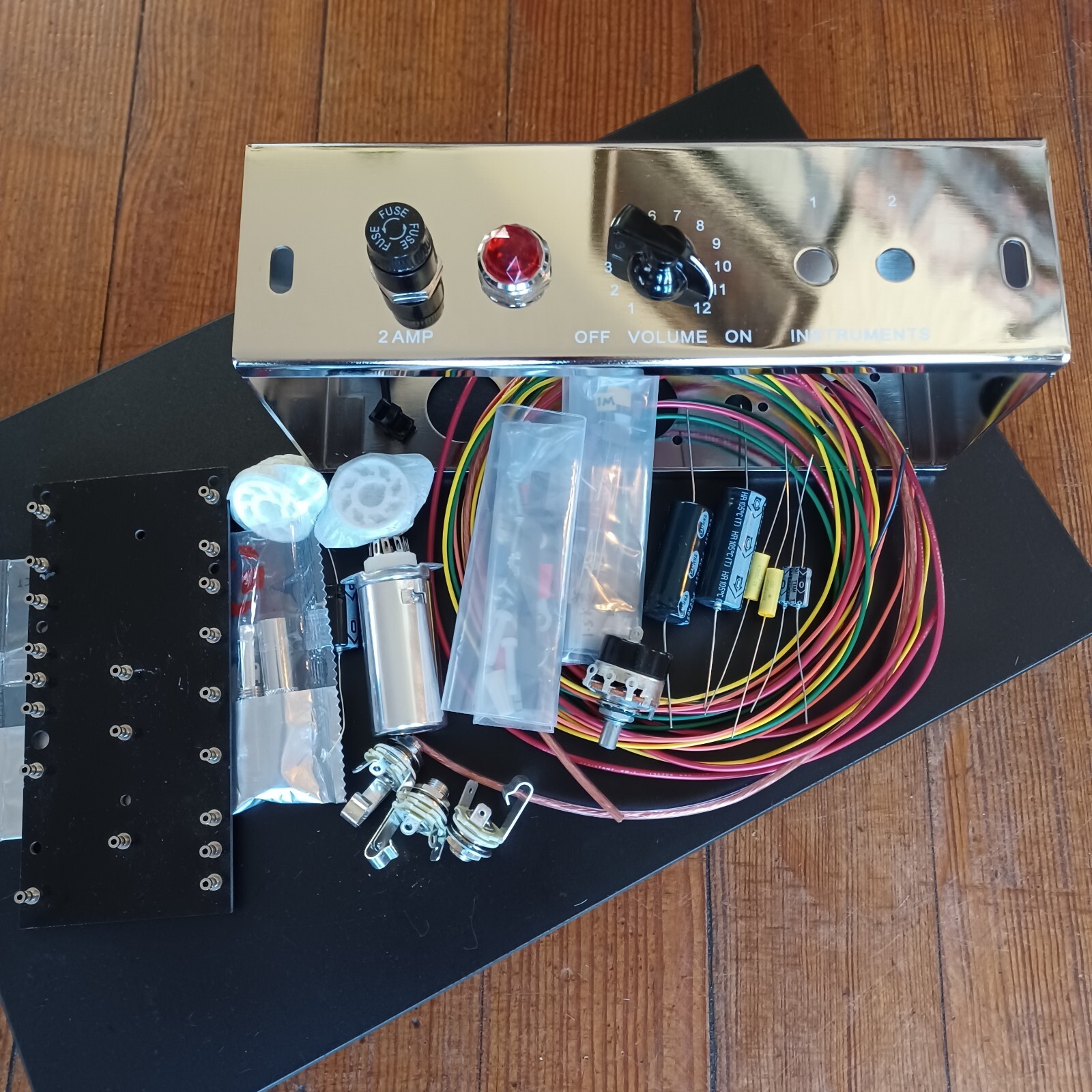Boot Hill Amps 5F1 Champ Chassis kit Mallory Caps