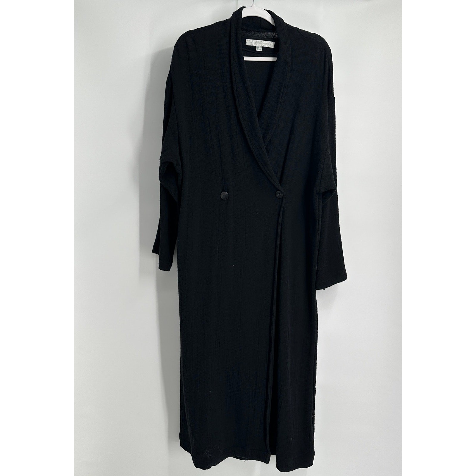 If The Planet Had An Address Womens Lagenlook Duster Cardigan OS Minimalist