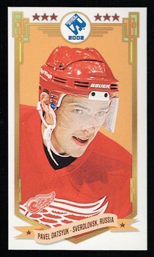 PAVEL DATSYUK 2002 ROOKIE Pacific Trading Cards PRIVATE STOCK DETROIT RED WINGS