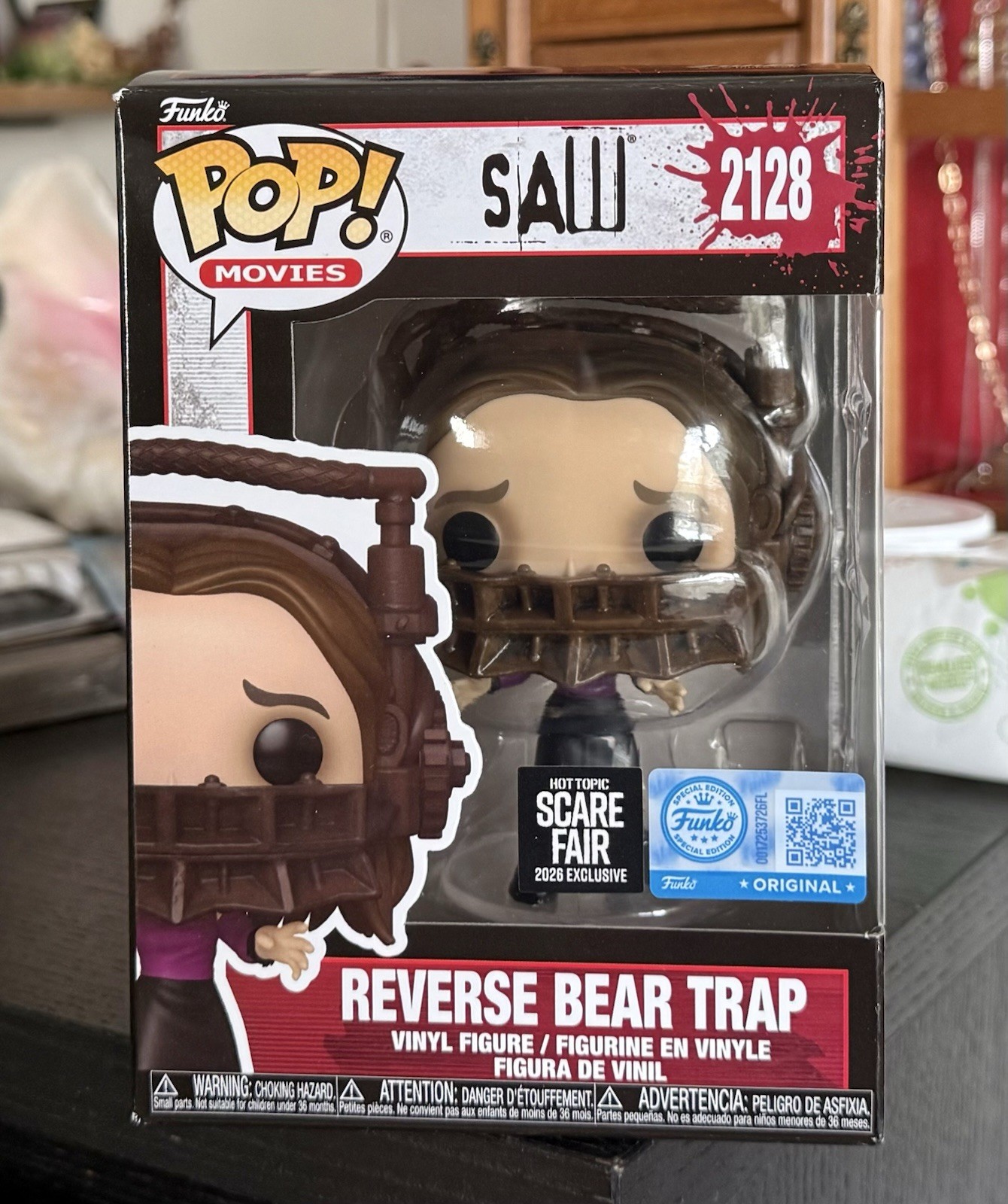 Funko Pop: REVERSE BEAR TRAP (Amanda) #2128 Hot Topic SCARE FAIR 2026 IN HAND Funko Pop: REVERSE BEAR TRAP (Amanda) #2128 Hot Topic SCARE FAIR 2026 IN HAND