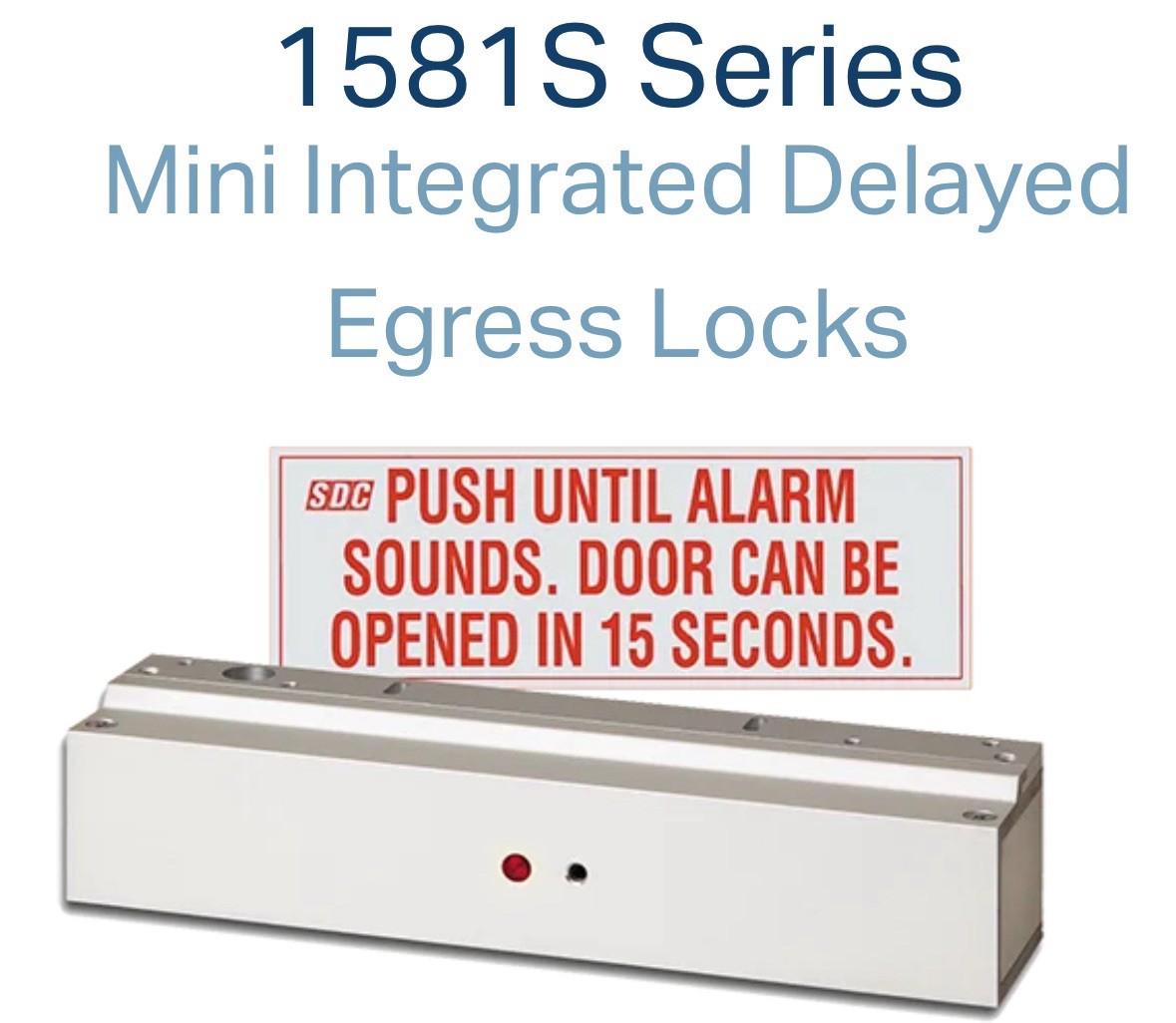 SDC Electromagnetic 650 LB Lock 1581SNDV Exit Check Delayed Egress System