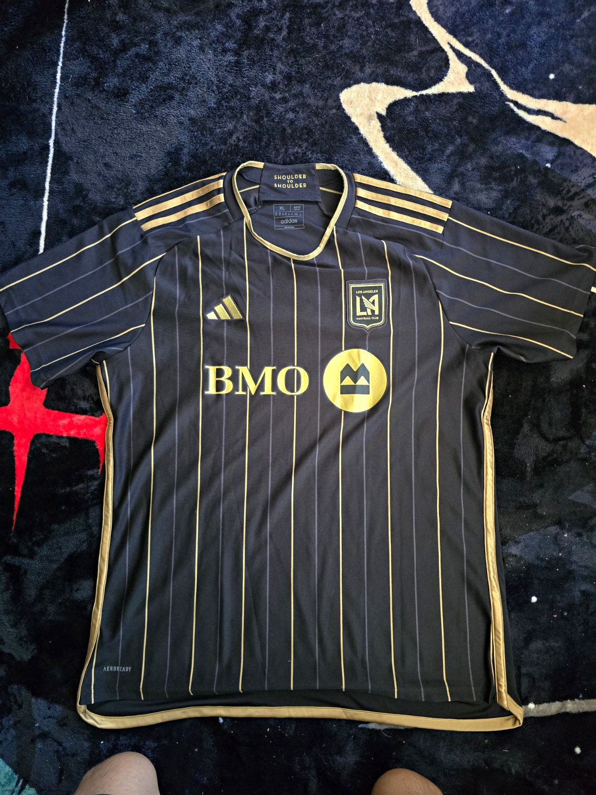 adidas Los Angeles FC LAFC MLS Soccer Jersey Black/Gold Size XL adidas Los Angeles FC LAFC MLS Soccer Jersey Black/Gold Size XL