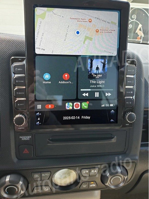 For 2006-2014 Honda Ridgeline Apple Carplay Car Radio Android 15 GPS Stereo BT