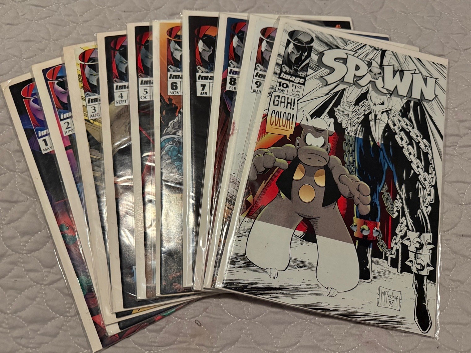 Spawn No. 1-10 Issues, Image Comics, Todd McFarland Spawn No. 1-10 Issues, Image Comics, Todd McFarland