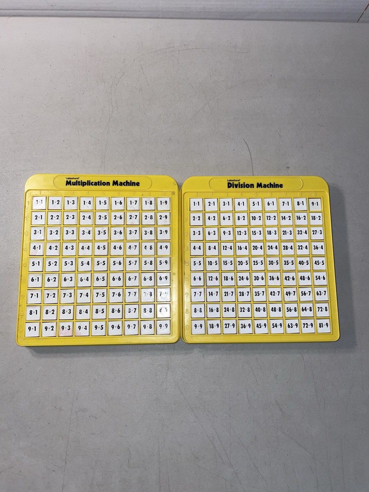 Lakeshore Multiplication and Division Machines. Lakeshore Multiplication and Division Machines.