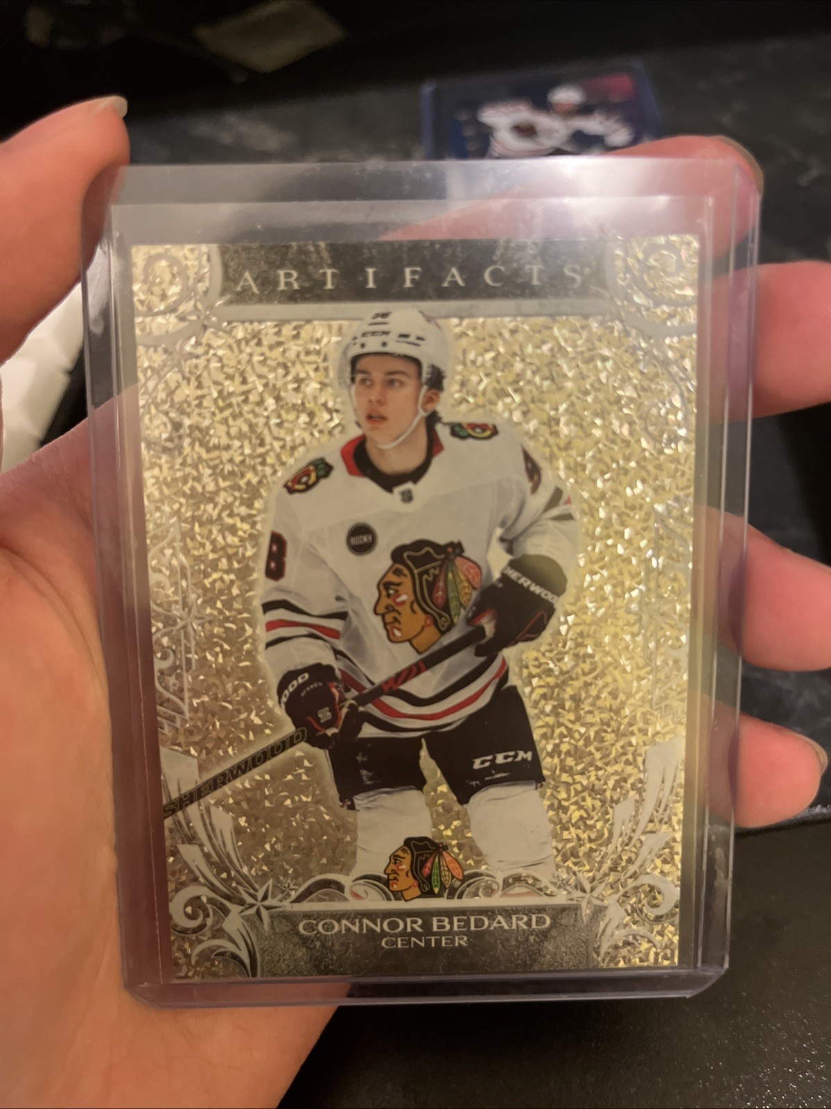 2024-25 Upper Deck Artifacts Gold Foilboard Connor Bedard #151 Chicago 2024-25 Upper Deck Artifacts Gold Foilboard Connor Bedard #151 Chicago