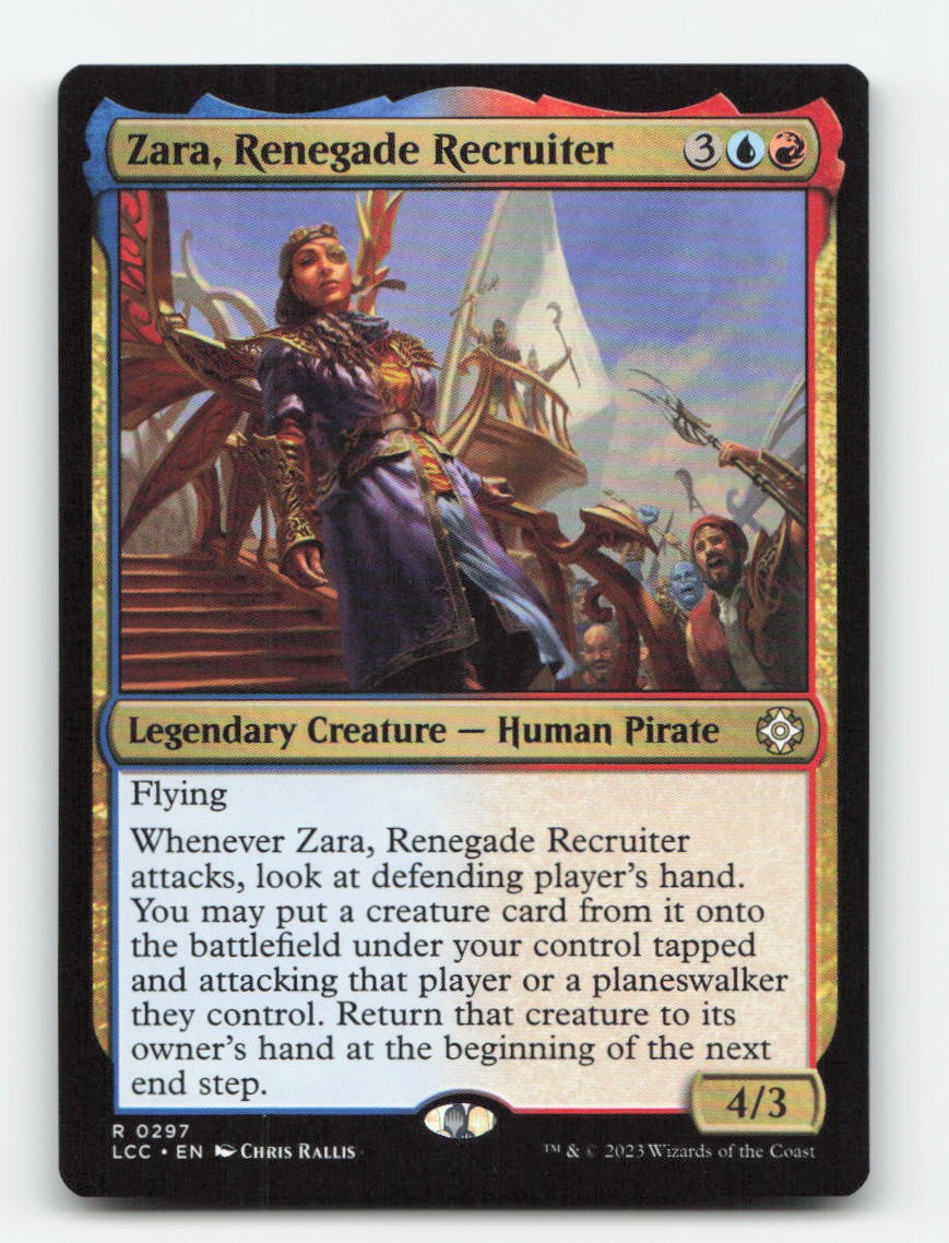 Zara, Renegade Recruiter 297 - R LCC - Magic: The Gathering NM