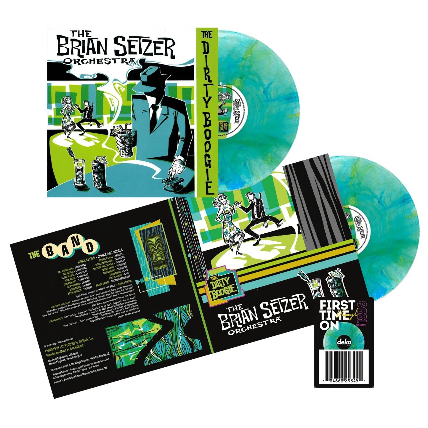 THE BRIAN SETZER ORCHESTRA - THE DIRTY BOOGIE SEAFOAM VINYL LP PRESALE NOVEMBER THE BRIAN SETZER ORCHESTRA - THE DIRTY BOOGIE SEAFOAM VINYL LP PRESALE NOVEMBER